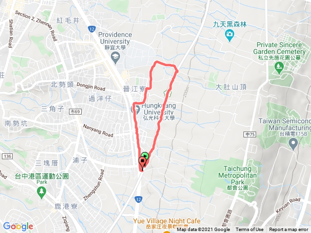 沙鹿晉江健行步道