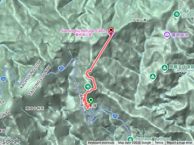 20261018_嘉明湖向陽山(向陽起登)到嘉明湖山屋預覽圖