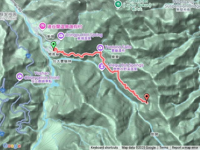 20251017八大秀D1 (東埔登山口-觀高山屋 缺對關-關高)