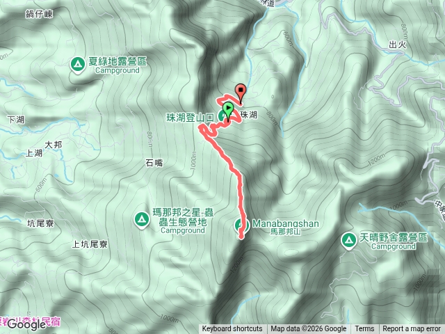 馬那邦山珠湖登山口預覽圖