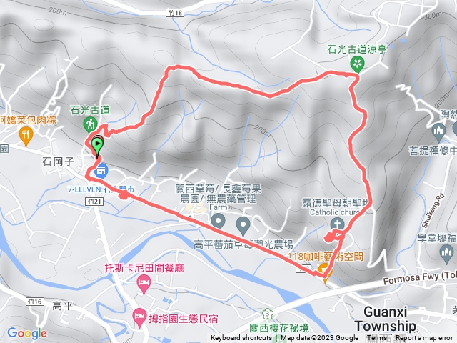 石光古道o型往返