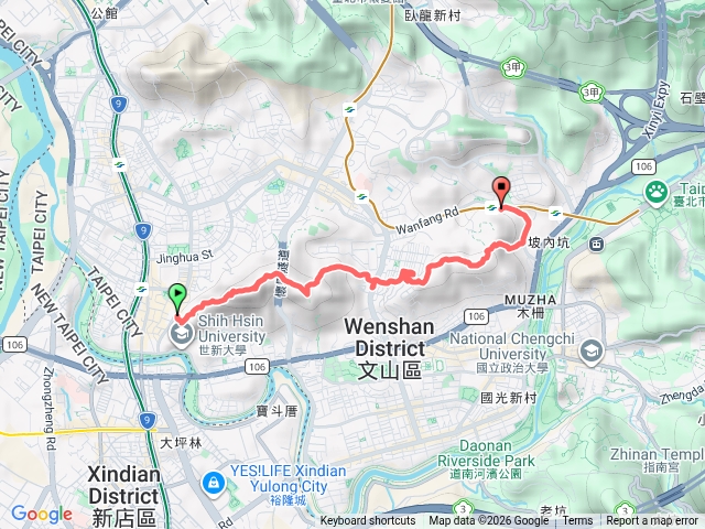 仙跡岩、興隆山、萬芳社區