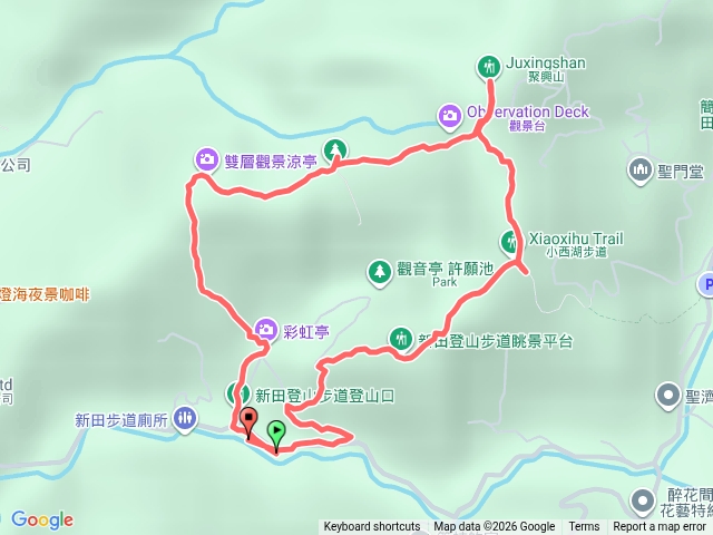 小百岳集起來聚興山、新田登山步道202605021145預覽圖