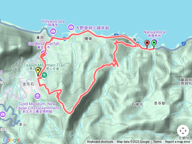 劍龍嶺茶壺山O行縱走