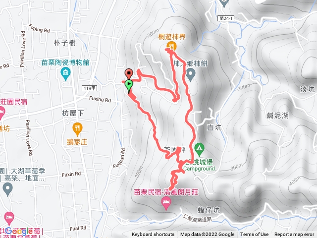 苗栗/公館/蜂子坑山（姜子坑棚）-福安山O型