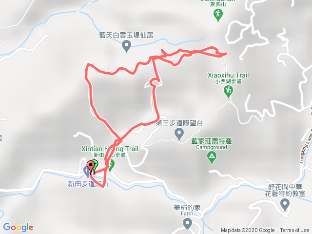 新田登山步道1去2回