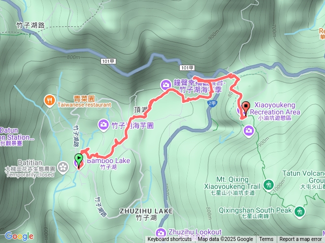 【任務一】2025臺北大縱走臺北大縱走第二段：二子坪至小油坑202507181104：竹子湖舉牌預覽圖
