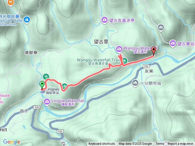 2025微笑山線：【五分山系】望古瀑布段預覽圖