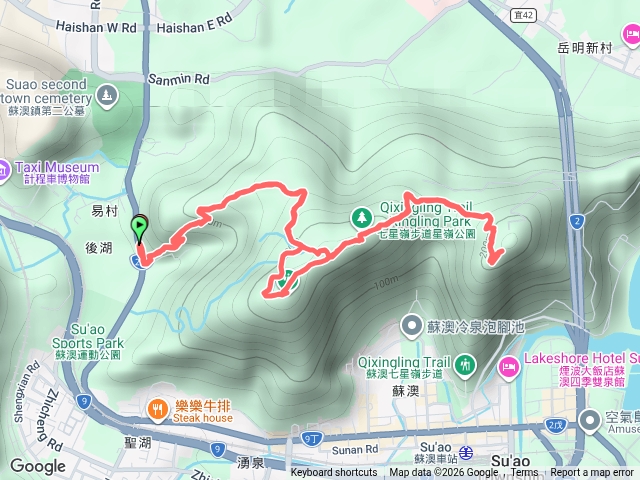 七星嶺，蘇澳山