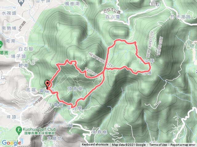興福寮-向天池-大屯南/西峰-清天宮環走