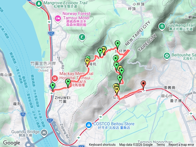 樹梅坑登山步道 至 嘎嘮別山、忠義山親山步道預覽圖