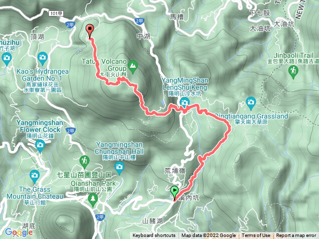 20220825 絹絲瀑布 冷水坑 七星東峰 七星主峰 小油坑