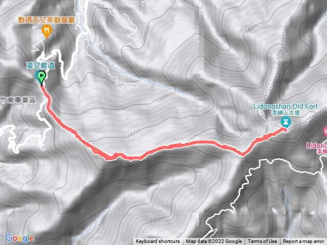 凌空廊道+大混山+李崠山連走往返