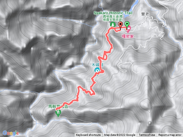 霞喀羅國家步道