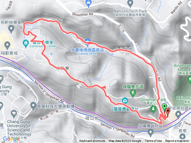 青年公園、水源地公園O走