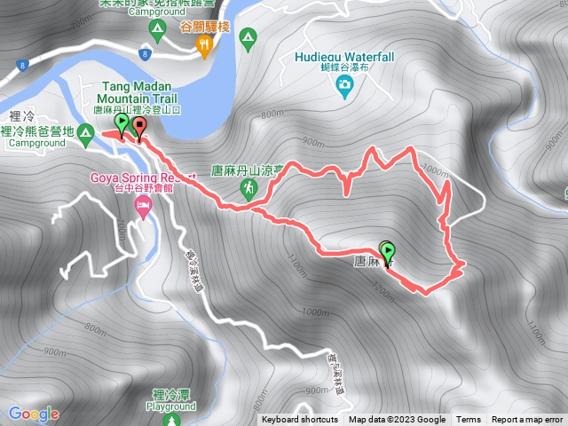 唐麻丹步道O形，裡冷登山口，2023-11-26