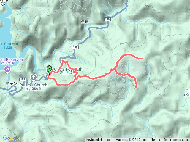 屏199縣道登山口-高士佛山-高士佛山東北峰-高士佛山東峰-琉球松（四大爺、五壯士）2024-12-06預覽圖