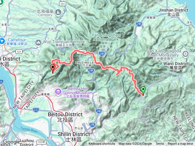 陽明山東西大縱走(十連峰)預覽圖
