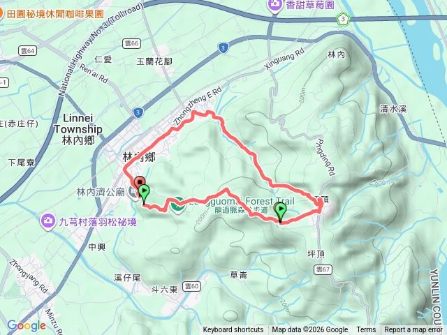 龍過脈+坪頂古道