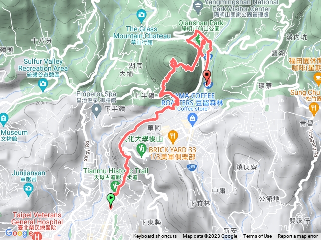 水管路紗帽山步道