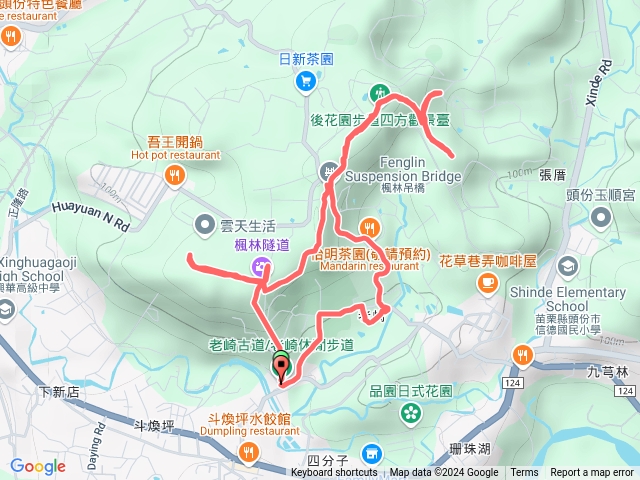 苗栗頭份老崎古道-坪頂山環走預覽圖