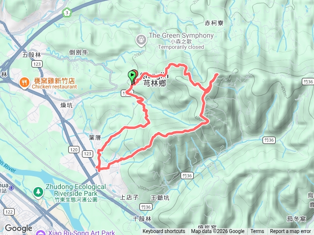 石壁潭O線中坪山飛鳳山