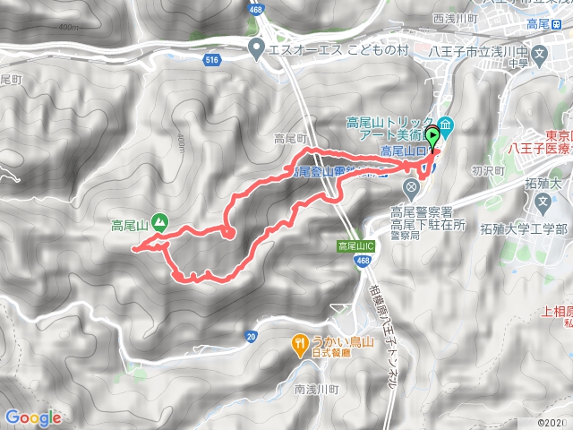 190719東京高尾山6號路線
