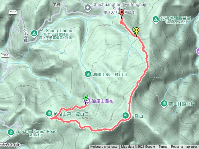 山景露營區上油羅山一上三下預覽圖
