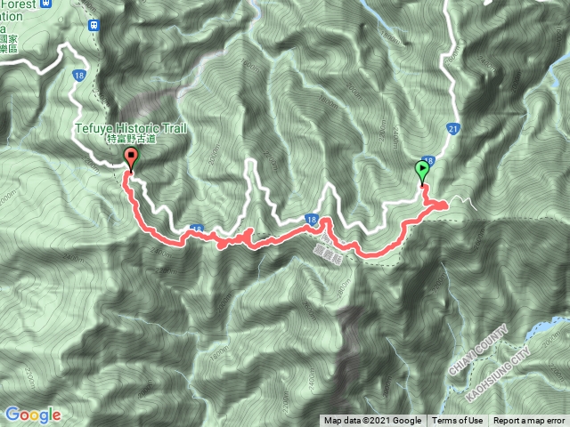 塔塔加到特富野(塔特縱走)