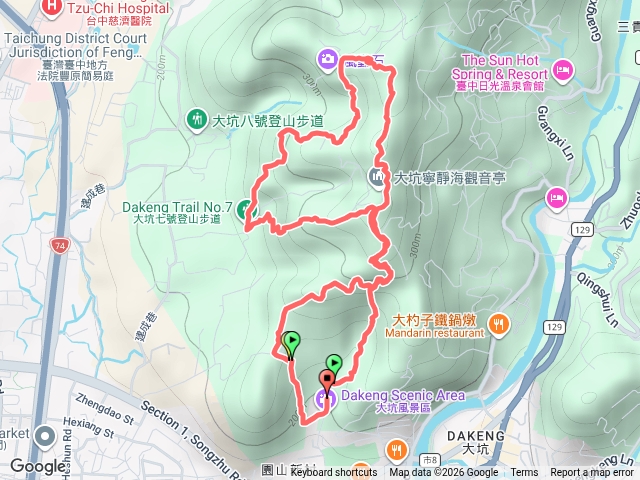 大坑9-1679步道O繞預覽圖