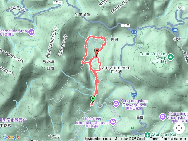 草山觀瀑吊橋-猴崁水圳-竹子湖