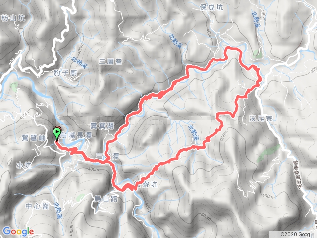 溪尾寮古道、北勢溪古道O繞