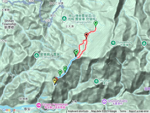 加里山前山七分遣所-騰龍山-橫龍山縱走預覽圖