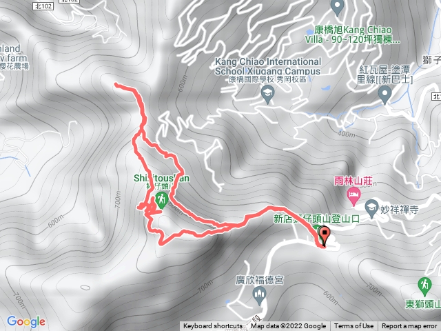 獅仔頭山隘勇線、獅仔頭三角點、串粽尖三角點、獅腰古道 O 型