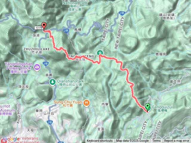 20251116陽明山縱走東段預覽圖