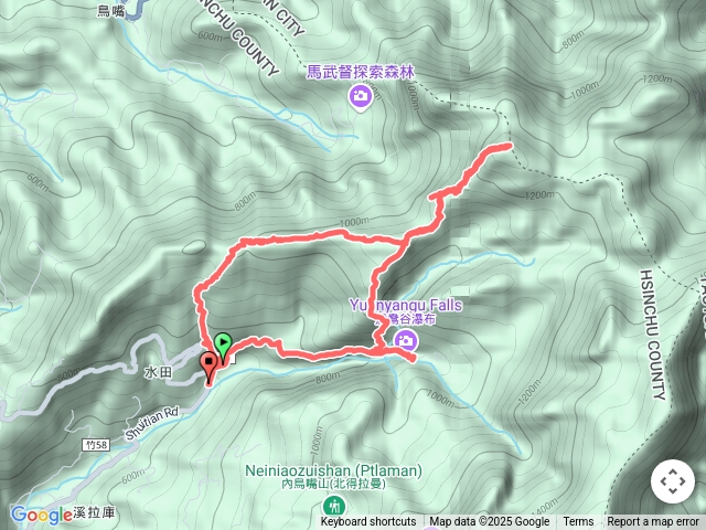 水田林道外鳥嘴山