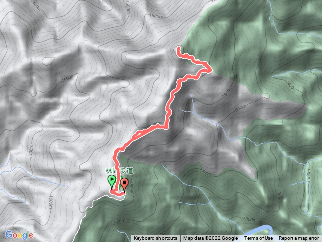 雪見遊憩區，東洗水山