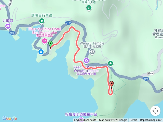 日月潭船舶維修場至松柏崙