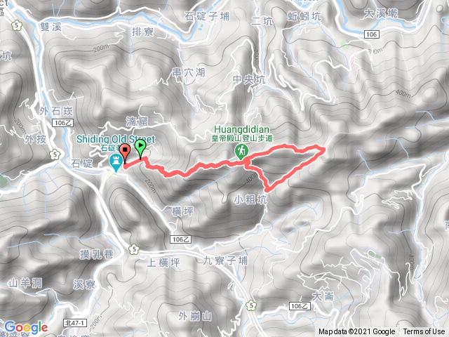 皇帝殿西峰停車場O型縱走
