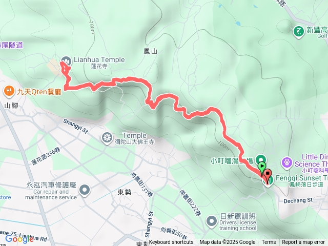 鳳崎落日步道（蓮花寺折返）