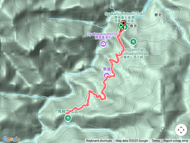霞喀羅國家步道_馬鞍往返