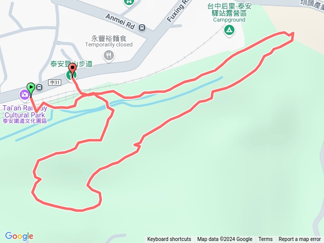 后里泰安登山步道-后里泰安隘勇古道-巡圳道O形