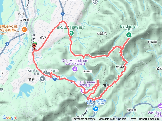 打鐵寮古道白石山