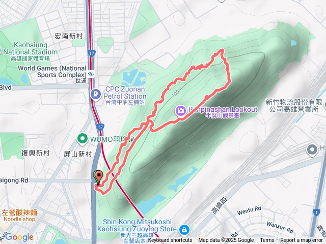 半屏山-非傳統路線