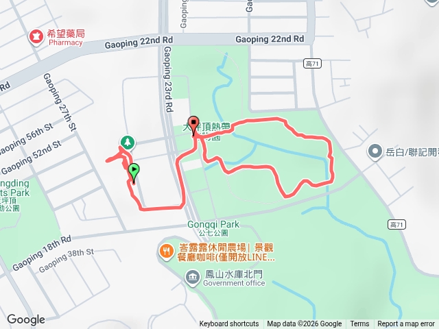 大坪頂熱帶植物園與坪鳳公園