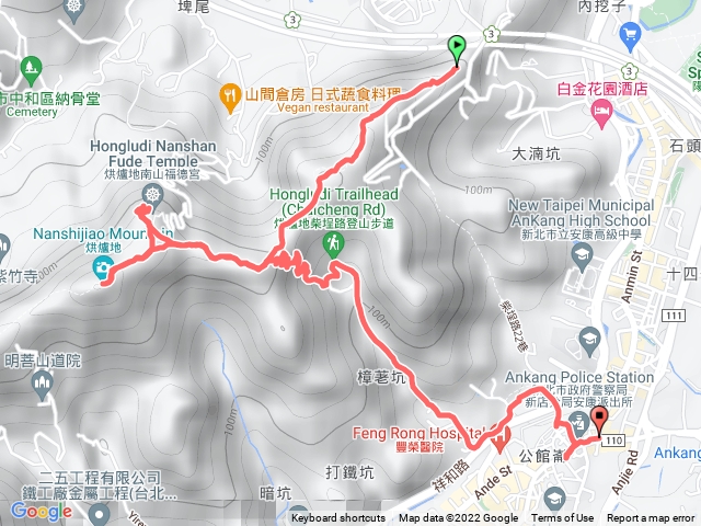 華夏科大-烘爐地-柴埕路