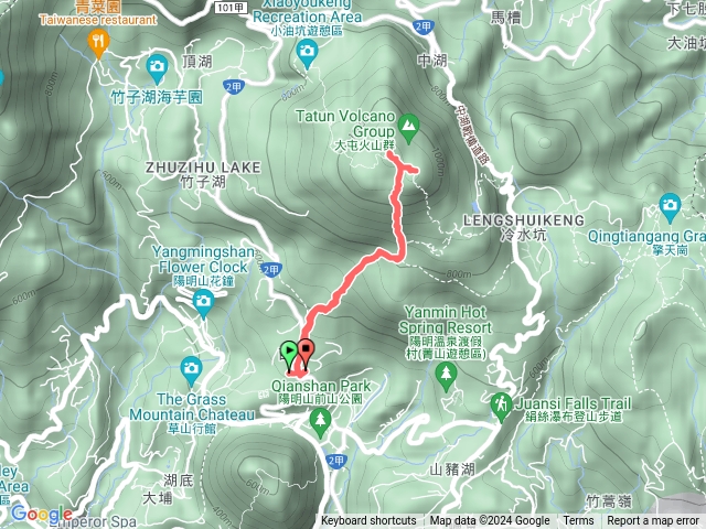 苗圃登山口上七星山