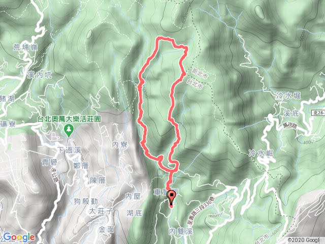 荷蘭古道東線北五指山橫道古道內雙溪古道