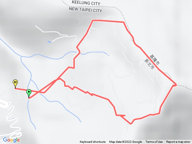 姜子寮山 O型原始路徑（長度/爬升適中）汐平路8.2K起登 姜子寮古道