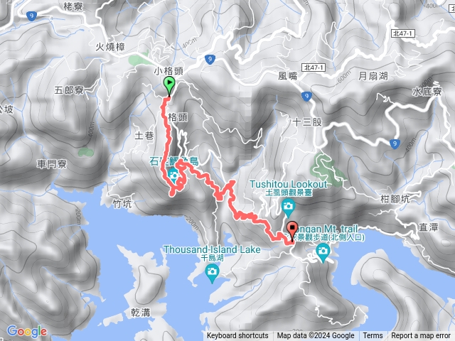 獅仔頭山/鱷魚島/八卦茶園/千島湖/土虱頭